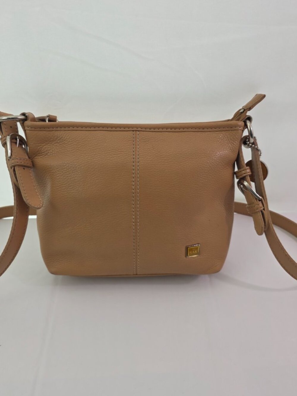 The Sak Leather Adjustable Strap Shoulder Crossbody Handbag - Picture 5 of 16